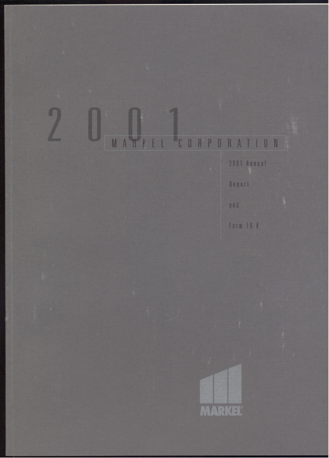 Markel Corporation 2001 Annual Report