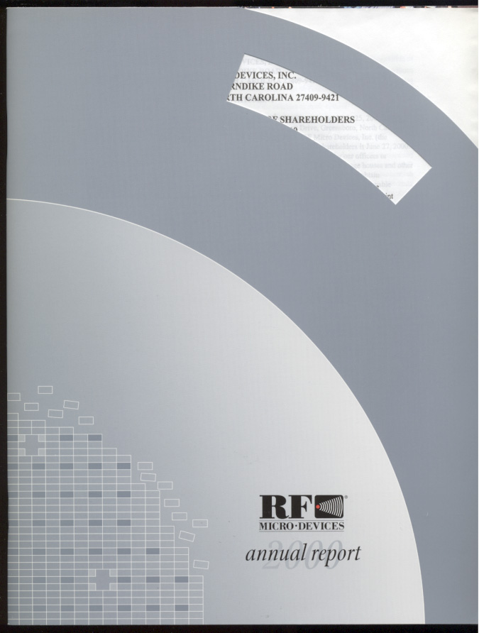 RF Micro Devices 2000 Annual Report