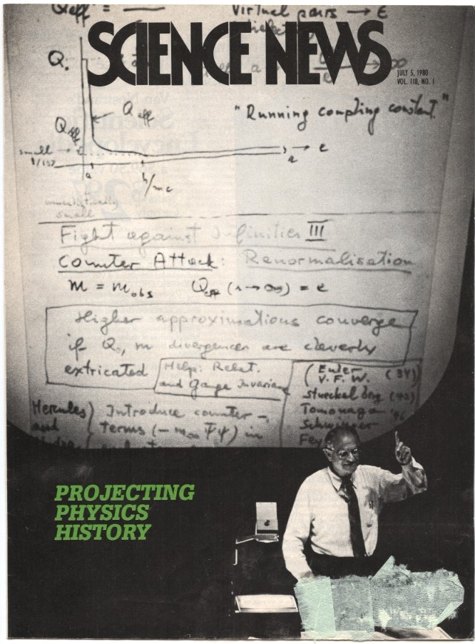 Science News July 5 1980 Historical individuals in the field of Particle Physics