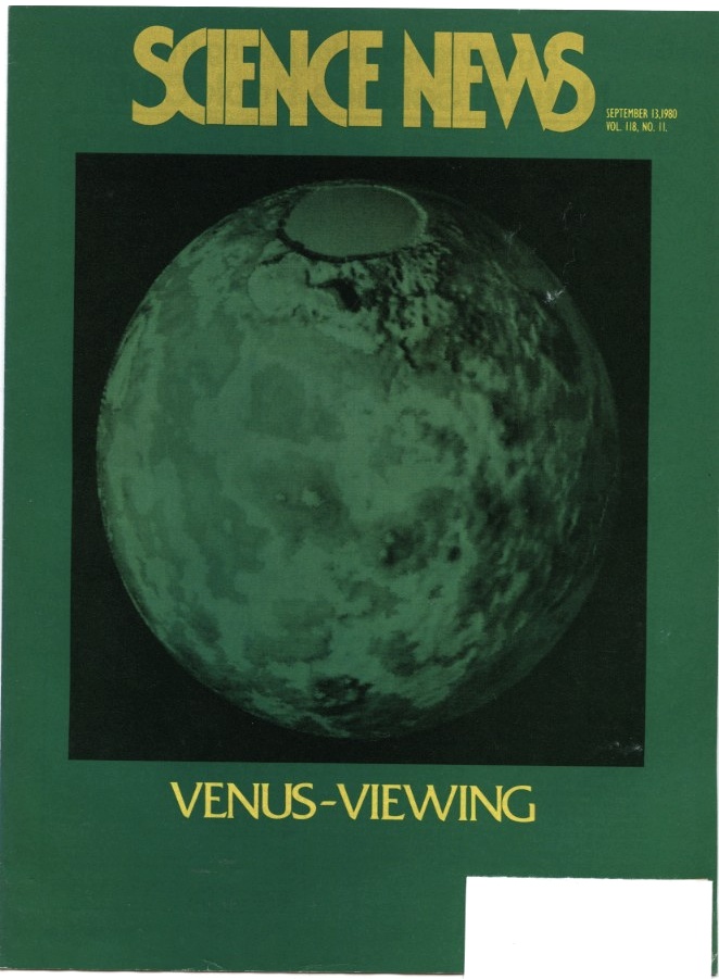 Science News September 13 1980 Pioneer Venus mission