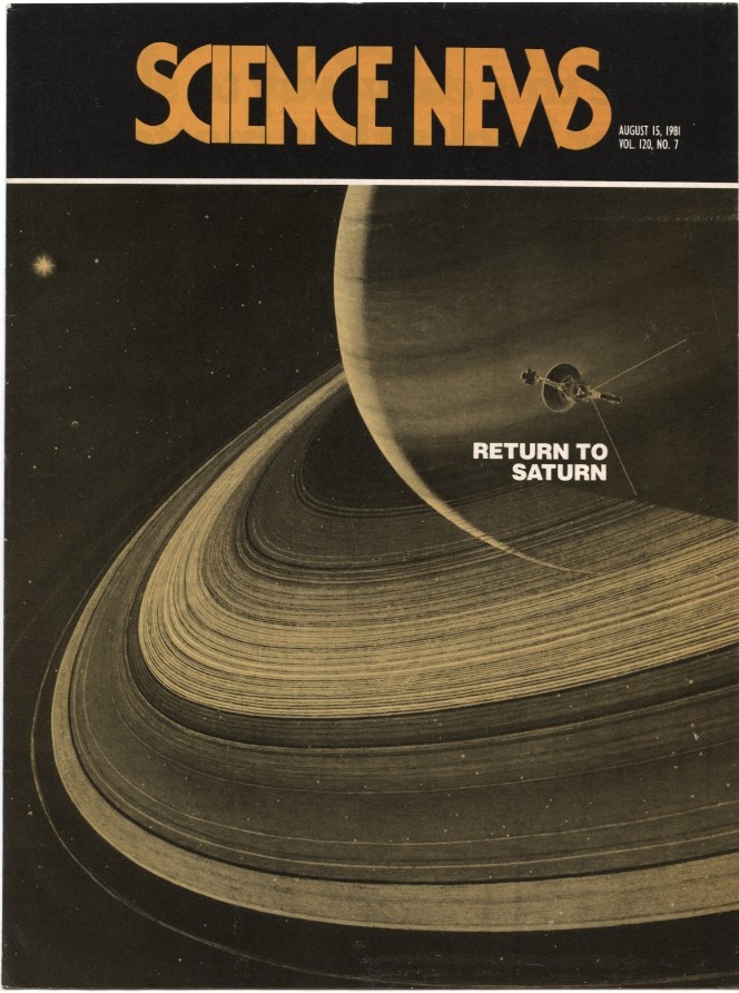 Science News August 15 1981 Voyager 2 approaches Saturn