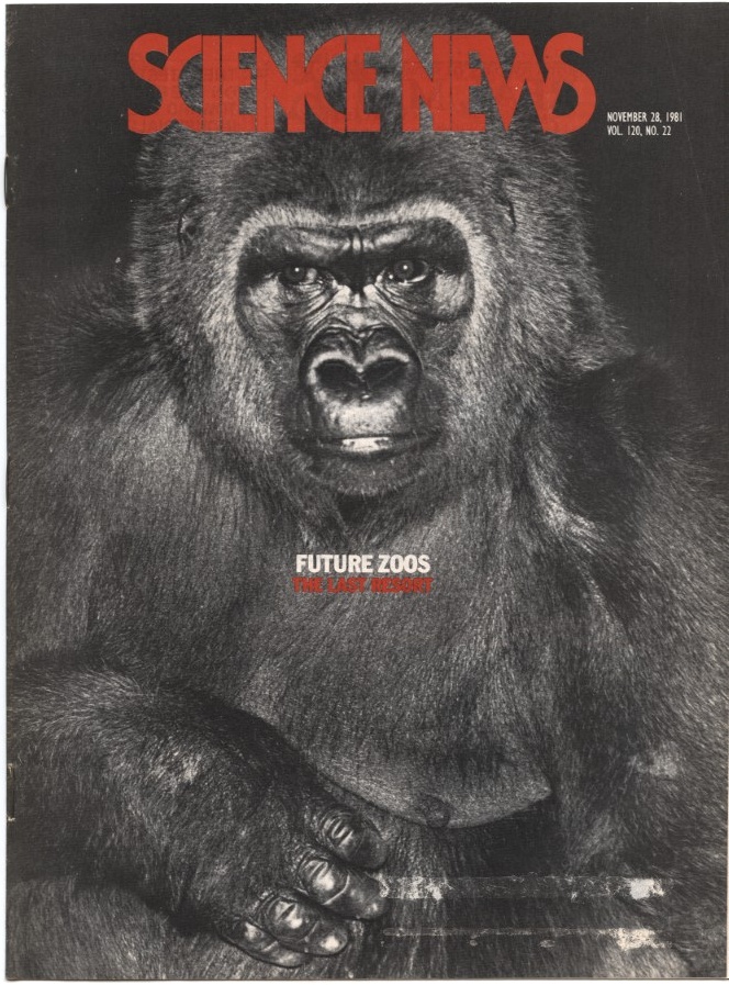 Science News November 28 1981 Zoos breeding endangered species