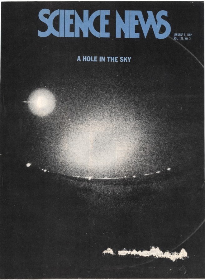 Science News January 9 1982 Hole in the ionosphere