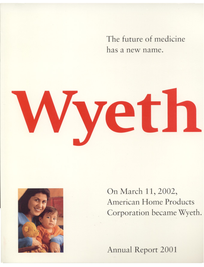 Wyeth (American Home Products) 2001 Annual Report