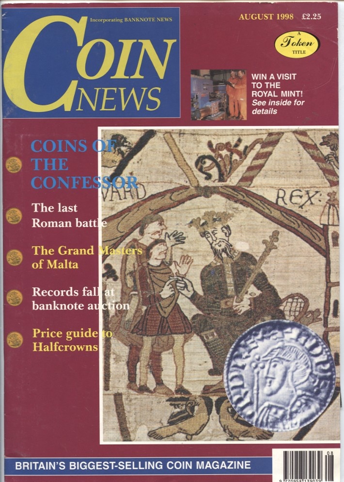Coin News incorporating Banknote News August 1998