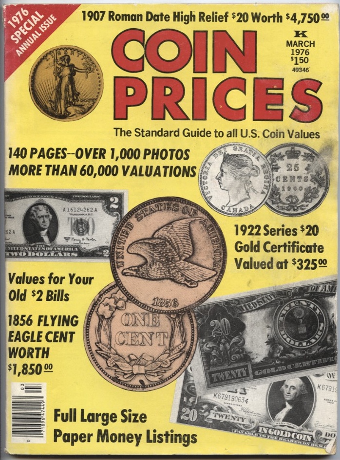 Coin Prices Magazine March 1976