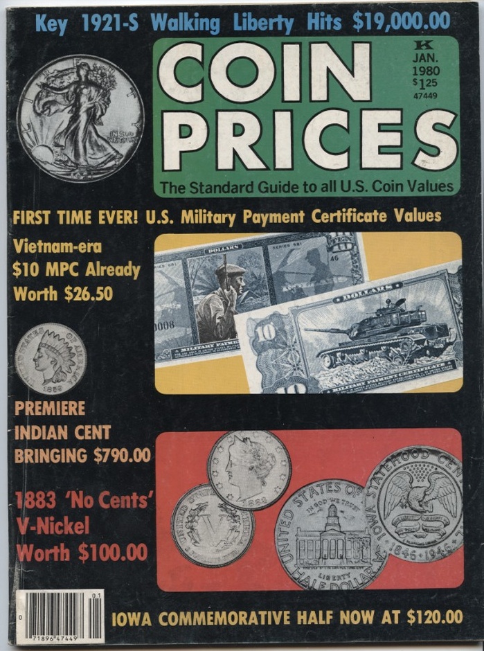 Coin Prices Magazine January 1980