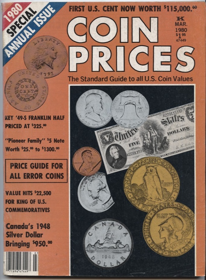 Coin Prices Magazine March 1980