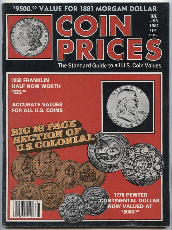 Coin Prices Magazine January 1981