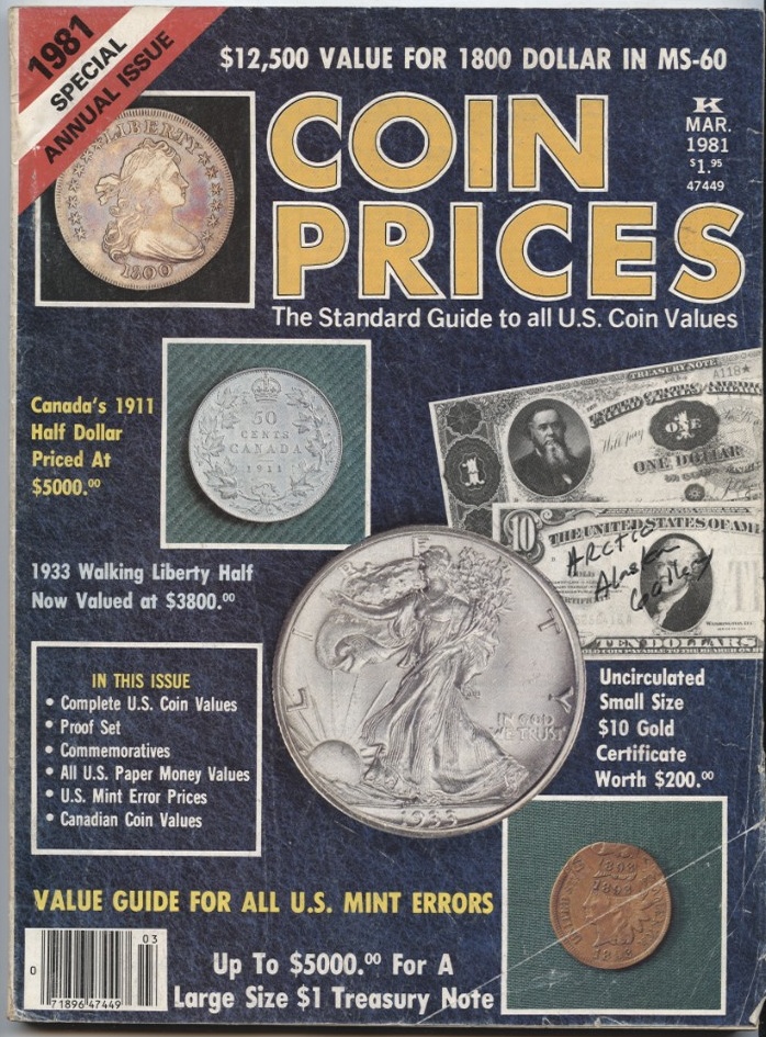 Coin Prices Magazine March 1981