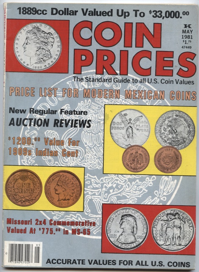Coin Prices Magazine May 1981