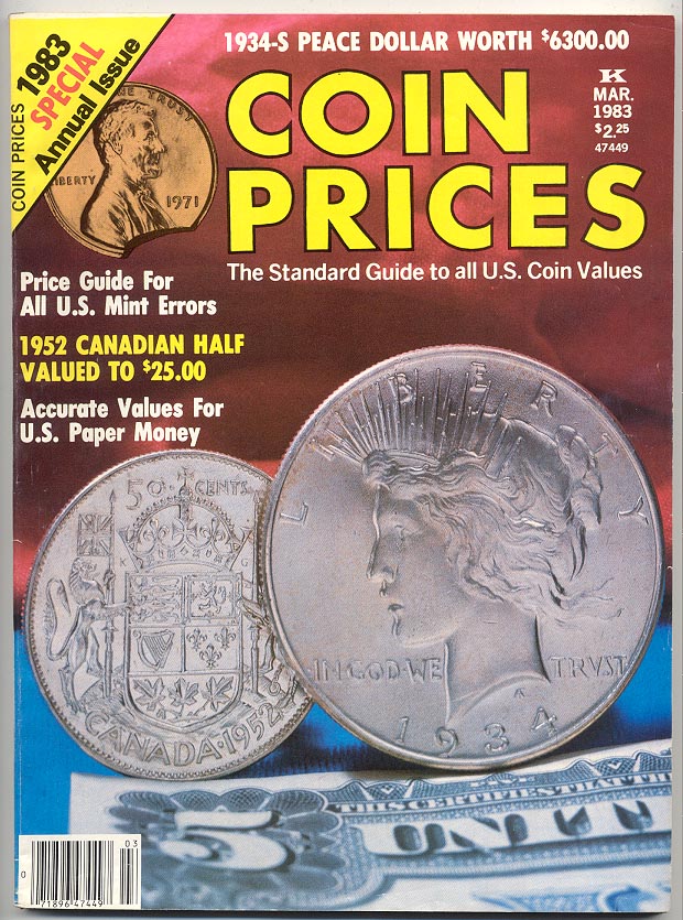 Coin Prices Magazine March 1983