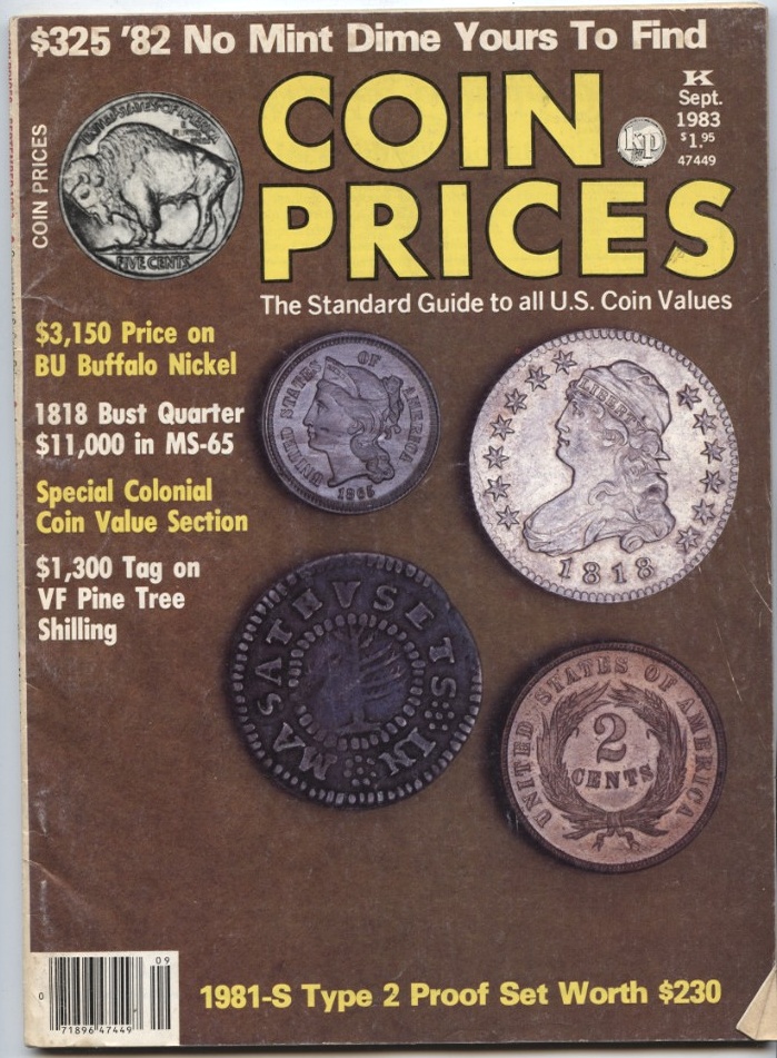 Coin Prices Magazine September 1983