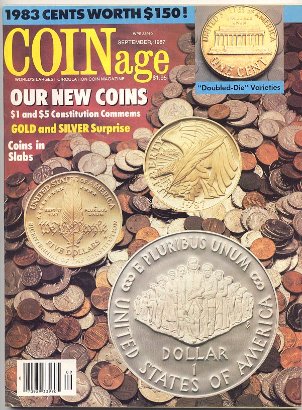 Coinage Magazine September 1987