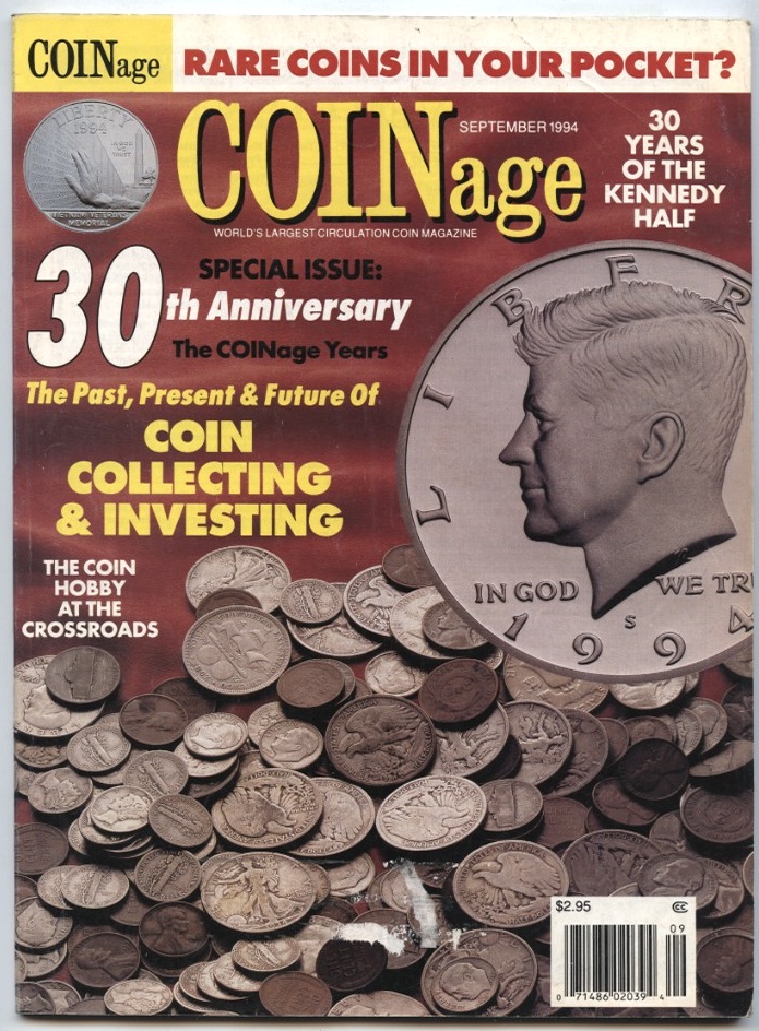 Coinage Magazine September 1994