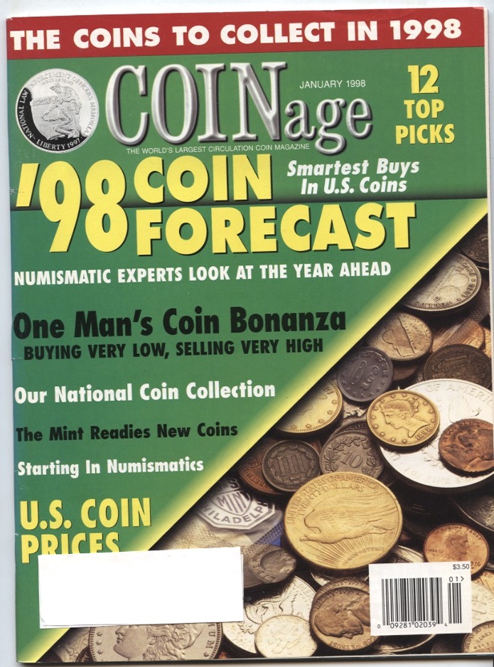 Coinage Magazine January 1998