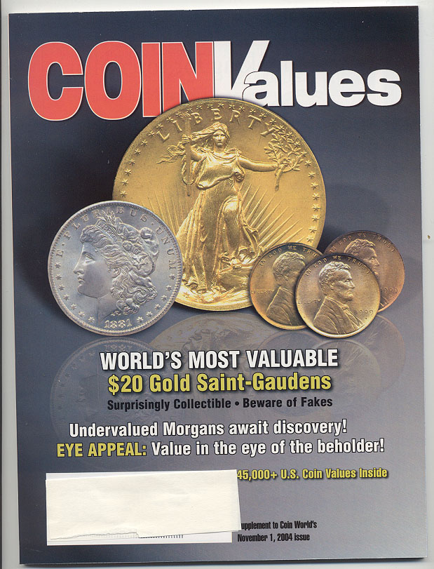 Coin Values Magazine November 2004