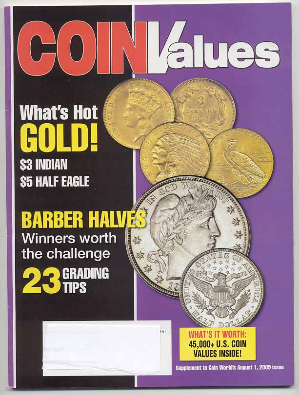 Coin Values Magazine August 2005
