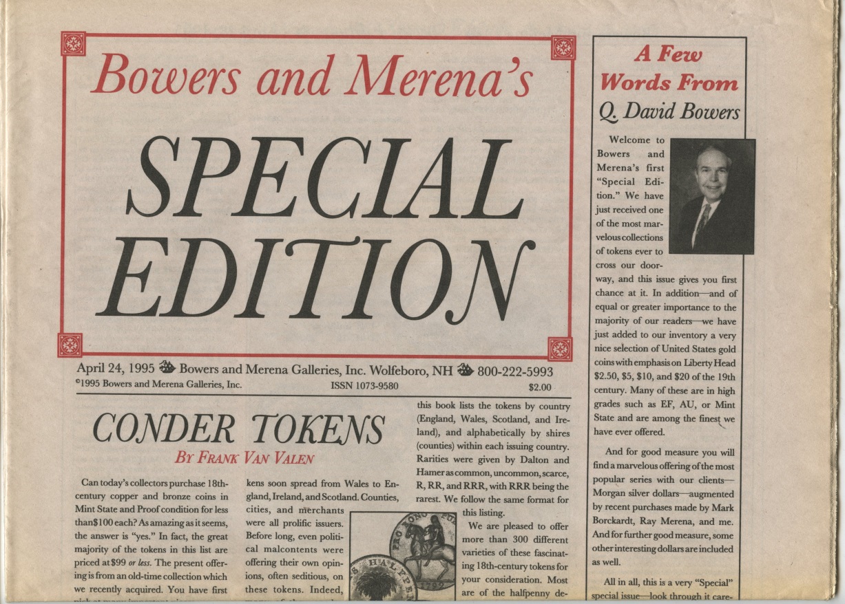 Bowers and Merena The Coin Collector Special Edition
