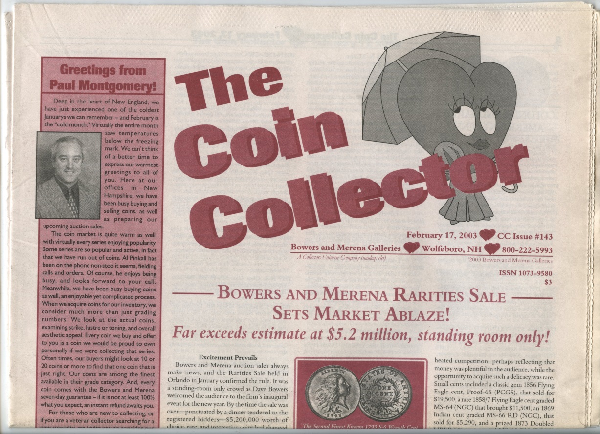 Bowers and Merena The Coin Collector #143
