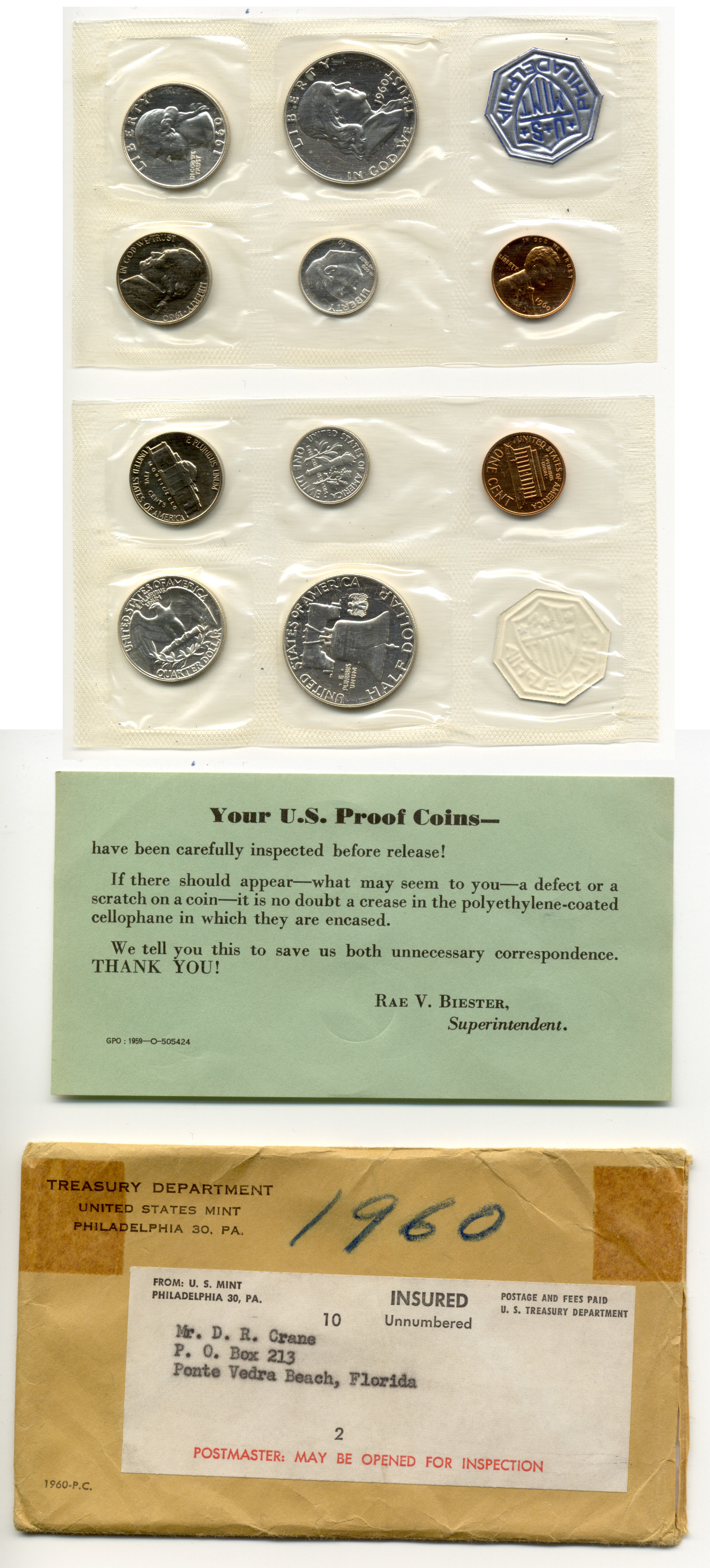 1960 Small Date United States Proof Set