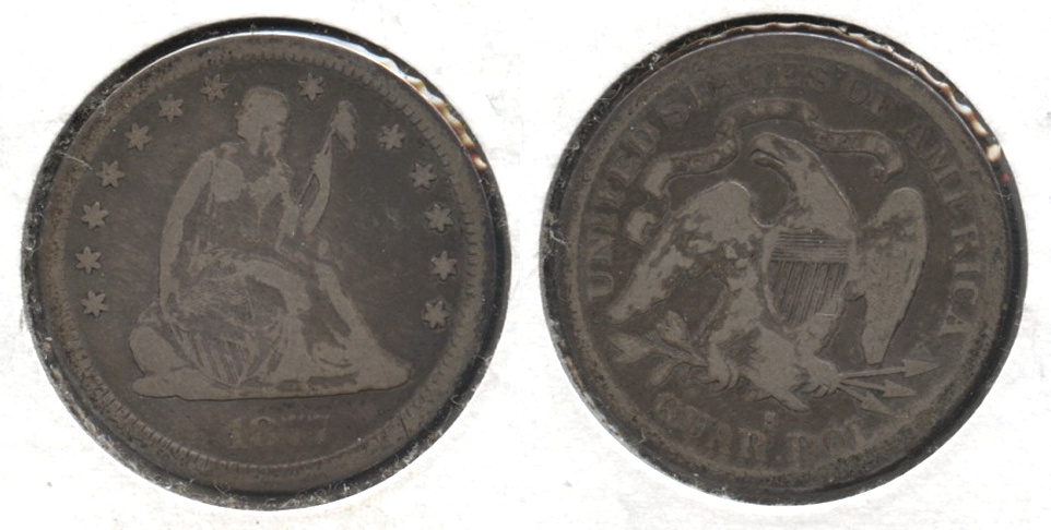 1877-S Seated Liberty Quarter Good-6