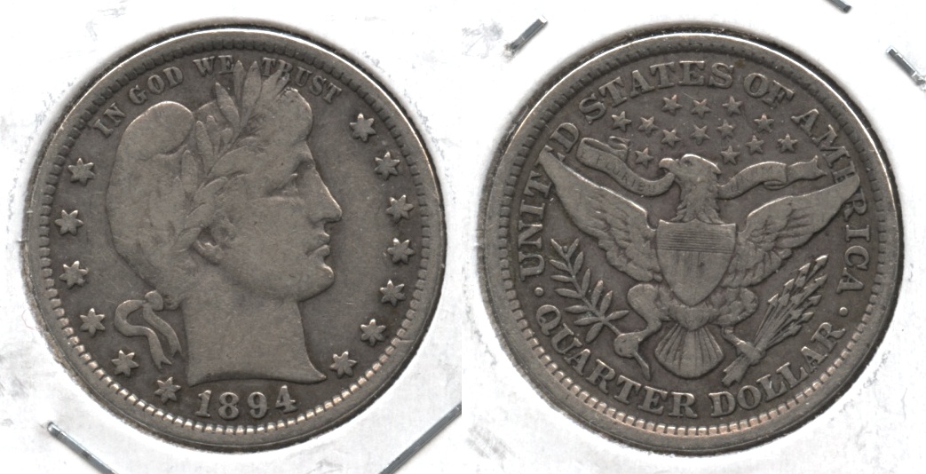 1894 Barber Quarter Fine-12