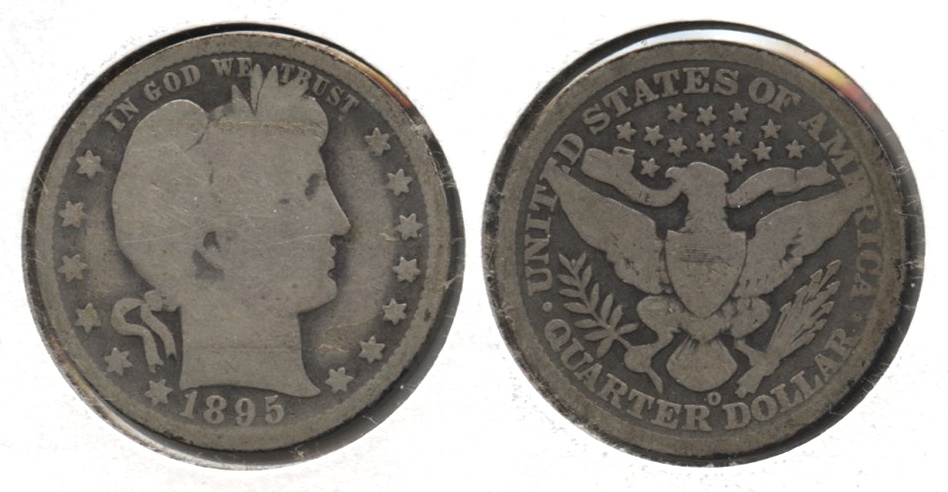 1895-O Barber Quarter Good-4 #d