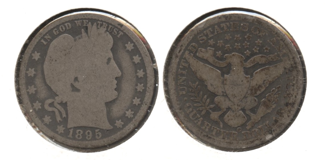 1895-O Barber Quarter Good-4 #f