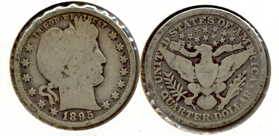 1895 Barber Quarter Good-4 b