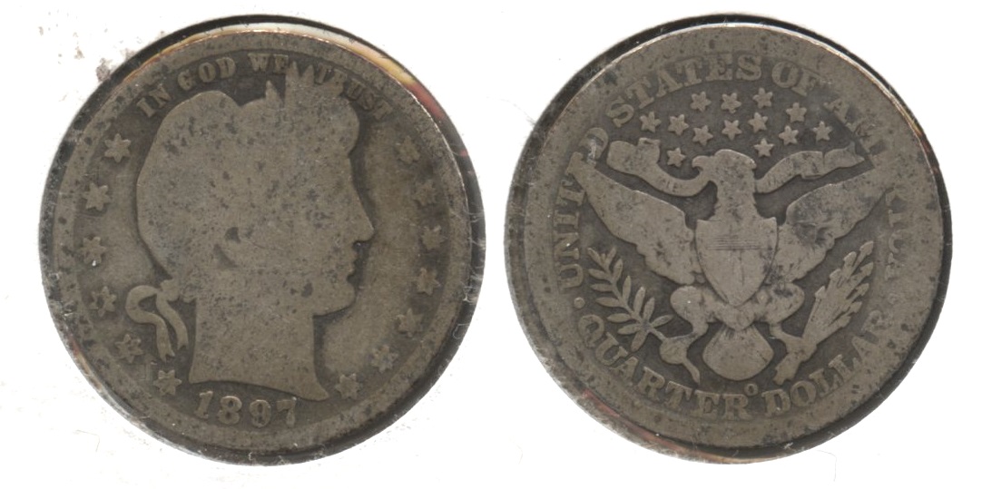 1897-O Barber Quarter AG-3 #c