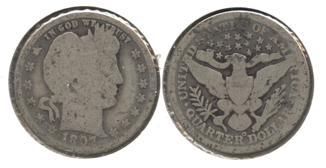 1897-O Barber Quarter AG-3 #o