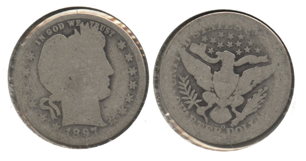 1897-O Barber Quarter Fair-2 #a