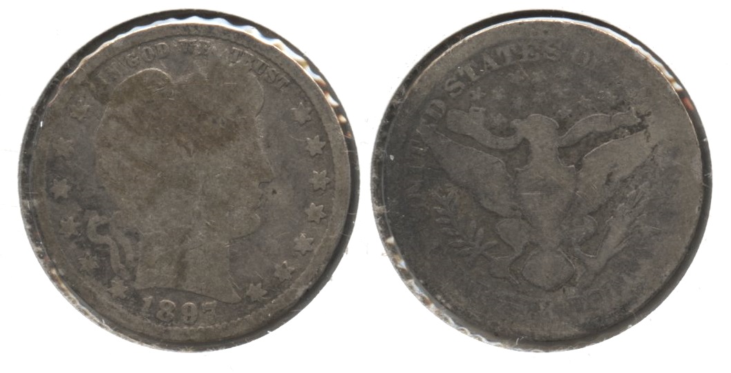 1897-O Barber Quarter Fair-2 #d