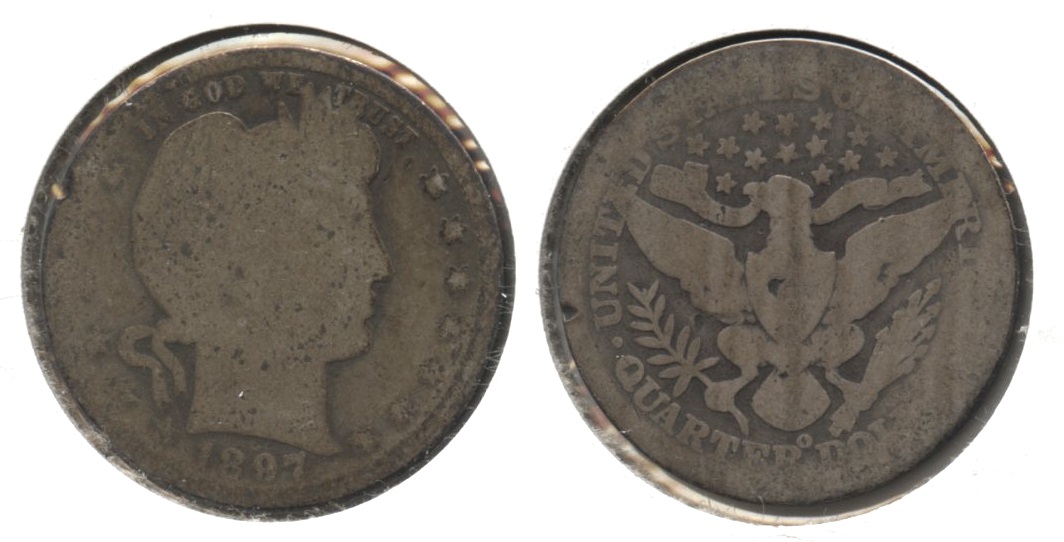 1897-O Barber Quarter Fair-2 #f