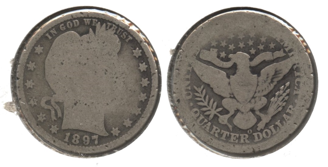 1897-O Barber Quarter Fair-2 #i