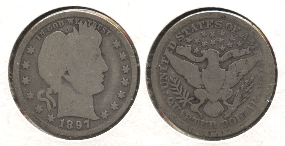 1897 Barber Quarter Good-4 #m