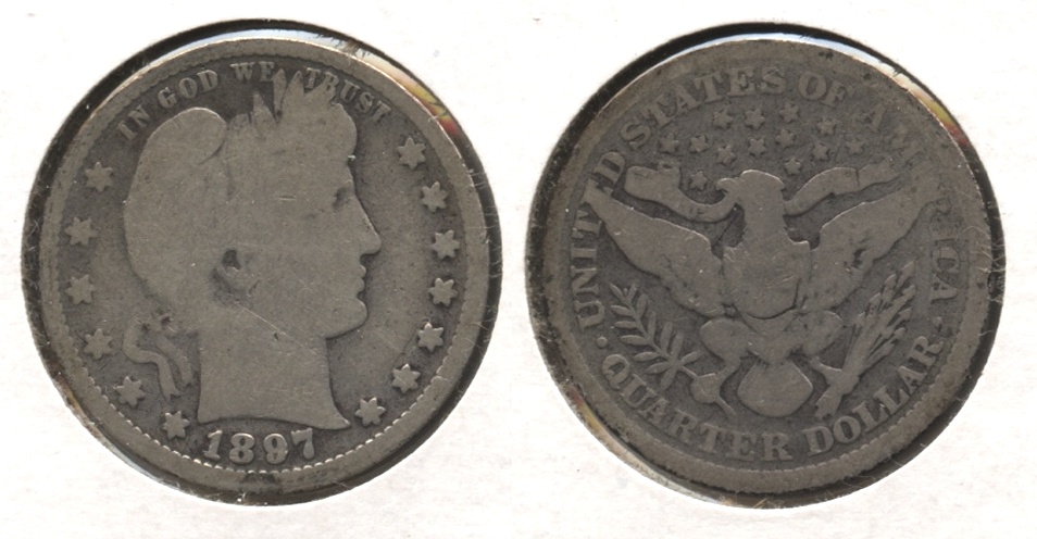 1897 Barber Quarter Good-4 #q