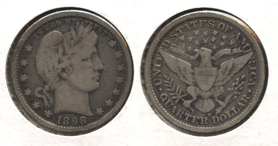 1898-S Barber Quarter Fine-12