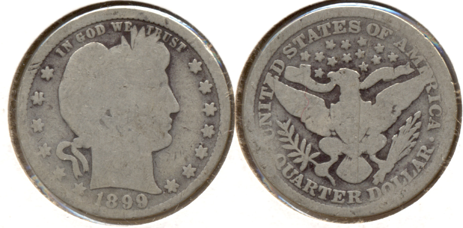 1899 Barber Quarter AG-3 c