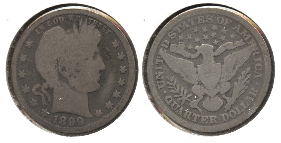 1899 Barber Quarter Good-4 #r