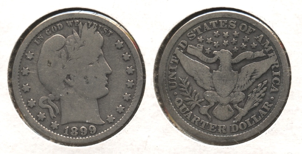 1899 Barber Quarter Good-4 #z