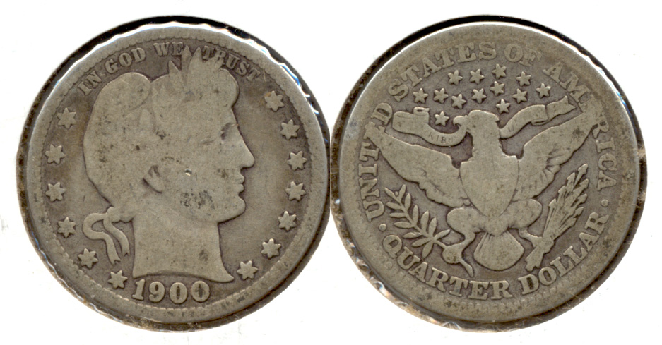 1900 Barber Quarter Good-4 b