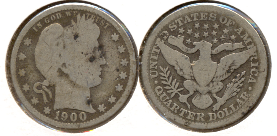 1900 Barber Quarter Good-4 c