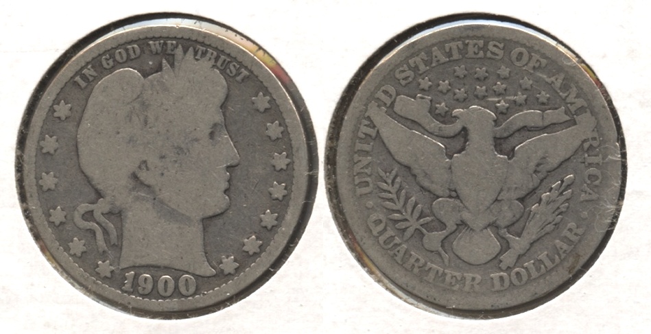 1900 Barber Quarter Good-4 #j