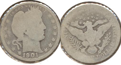 1901 Barber Quarter AG-3