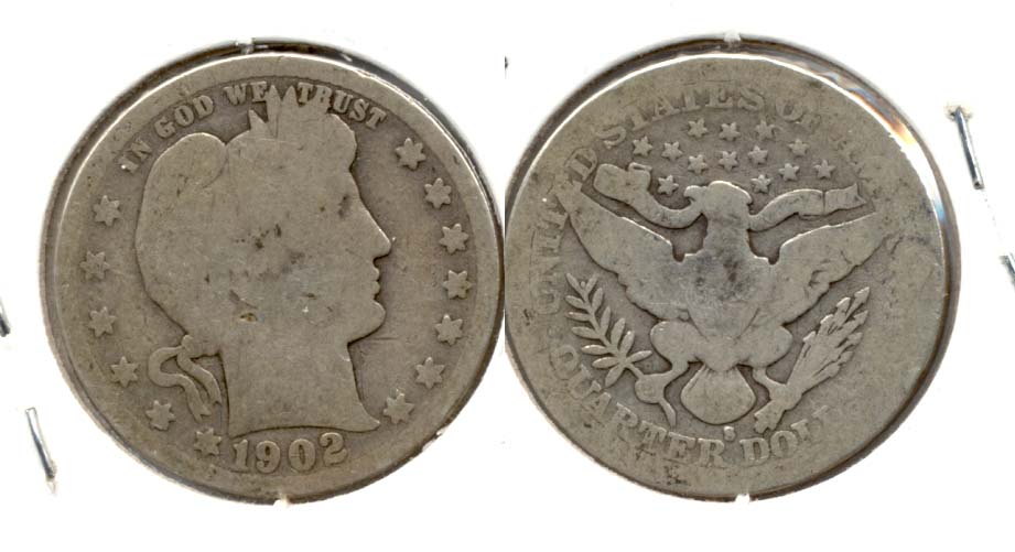 1902-S Barber Quarter AG-3 c