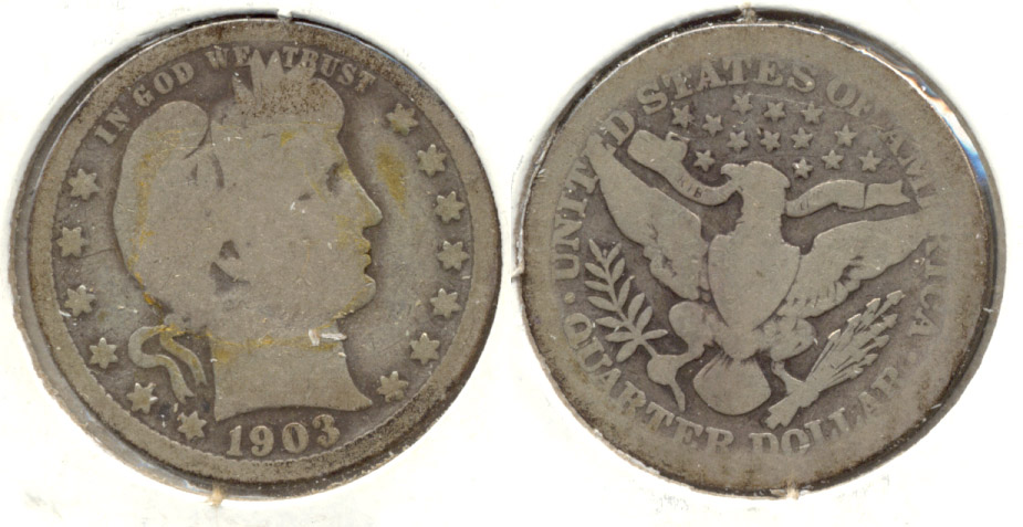 1903 Barber Quarter AG-3 k