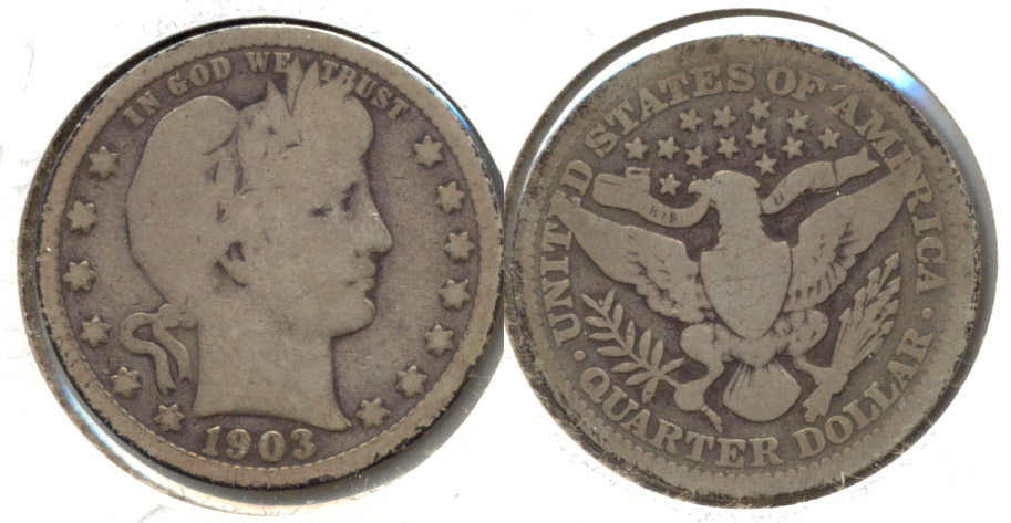 1903 Barber Quarter Good-4 b