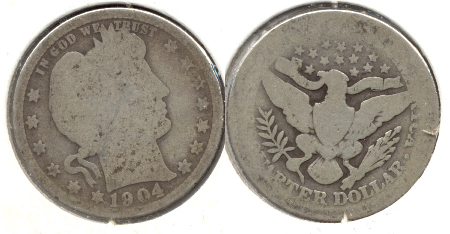 1904 Barber Quarter AG-3 c